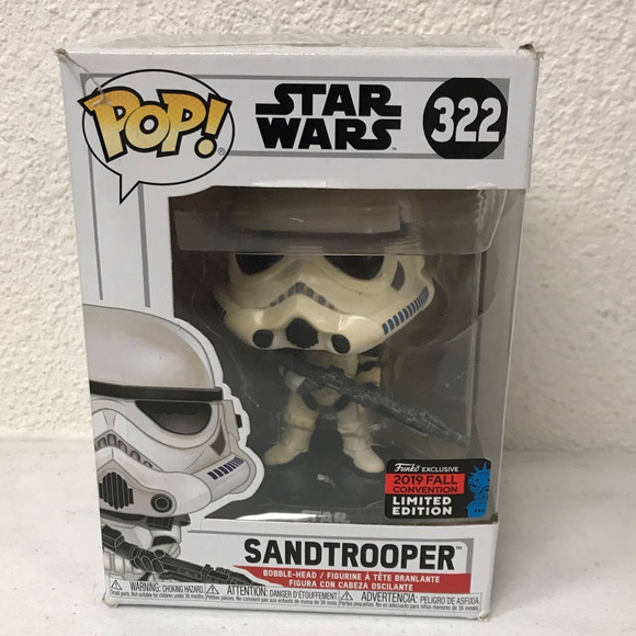 Funko Pop! Star Wars Sandtrooper, Fall Convention Exclusive #322 - Picture 2 of 4